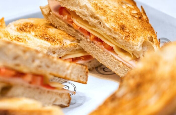 Ham Cheese Tomato Toastie